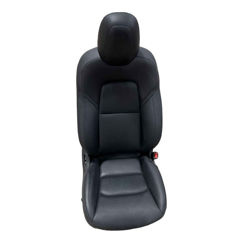 TESLA MODEL 3  1ST ROW SEAT ASSEMBLY - LEFT HAND - PUR BLACK 7654322-01-E