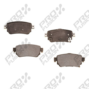 REAR SEMI METALLIC PADS PRO FUSION NISSAN LEAF - AFTERMARKET - PART NUMBER: PMD1965