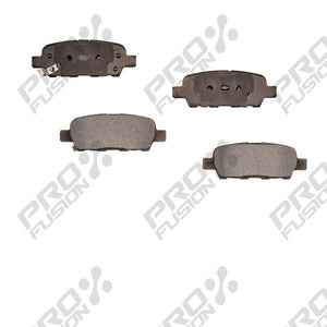 REAR SEMI METALLIC PADS PRO FUSION SOLUTION NISSAN LEAF - AFTERMARKET - PART NUMBER: PMD905S