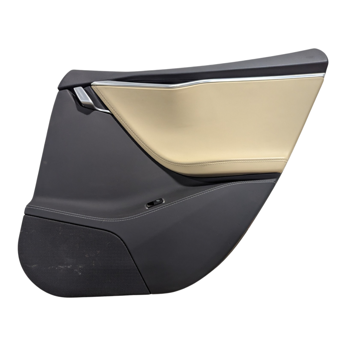 ENSEMBLE DE GARNITURE DE PORTE TESLA MODÈLE S, ARRIÈRE DROIT, PUREAR/PUR/PVCA, COULEUR TAN, 1008105-09-L