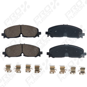 FRONT SEMI METALLIC PADS PRO FUSION SOLUTION CHEVROLET BLAZER EV - AFTERMARKET - PART NUMBER: PMD2371S