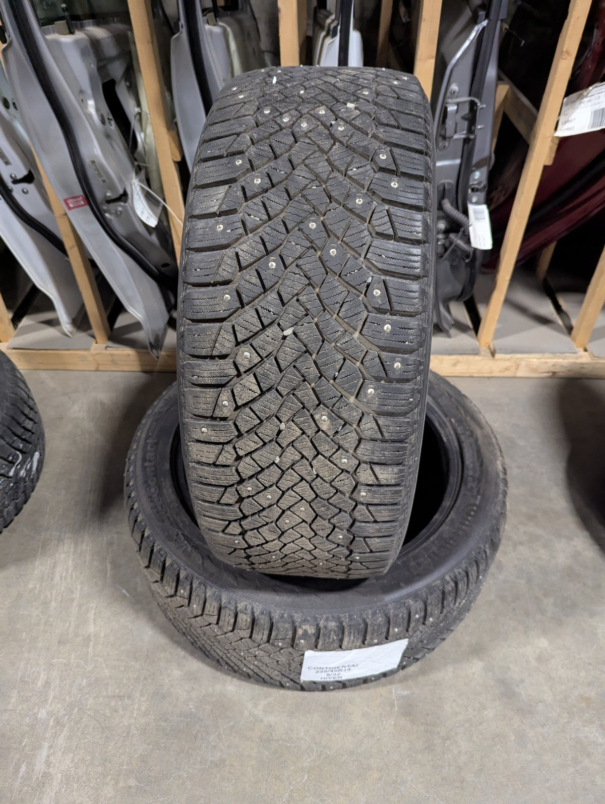 Used tire 235/45R19 Continental Ice Contact