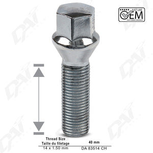 WHEEL LUG BOLT DAI WHLS VOLKSWAGEN ID.4 - AFTERMARKET - PART NUMBER: DA83514CH