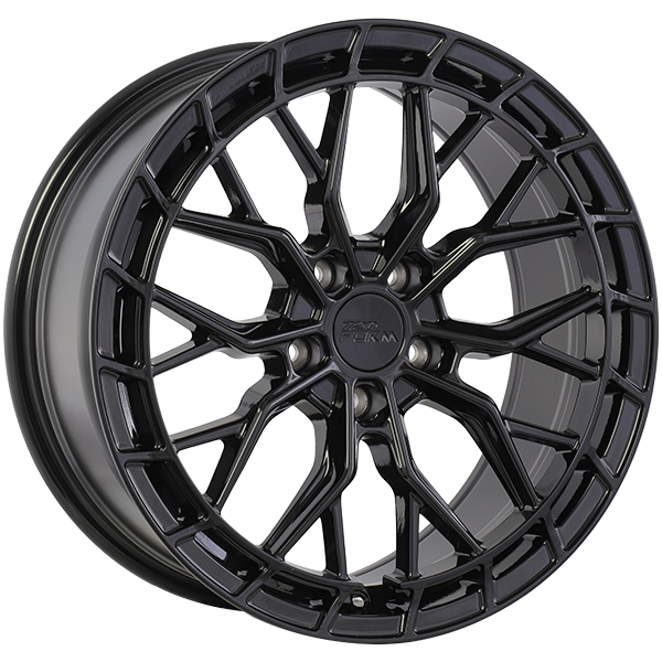 720 Form FF19 18x8.0 5x114.3 ET35 — Gloss Black