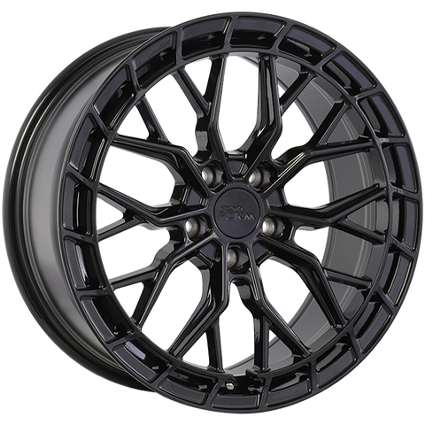 720 Form FF19 18x8.0 5x114.3 ET35 — Gloss Black