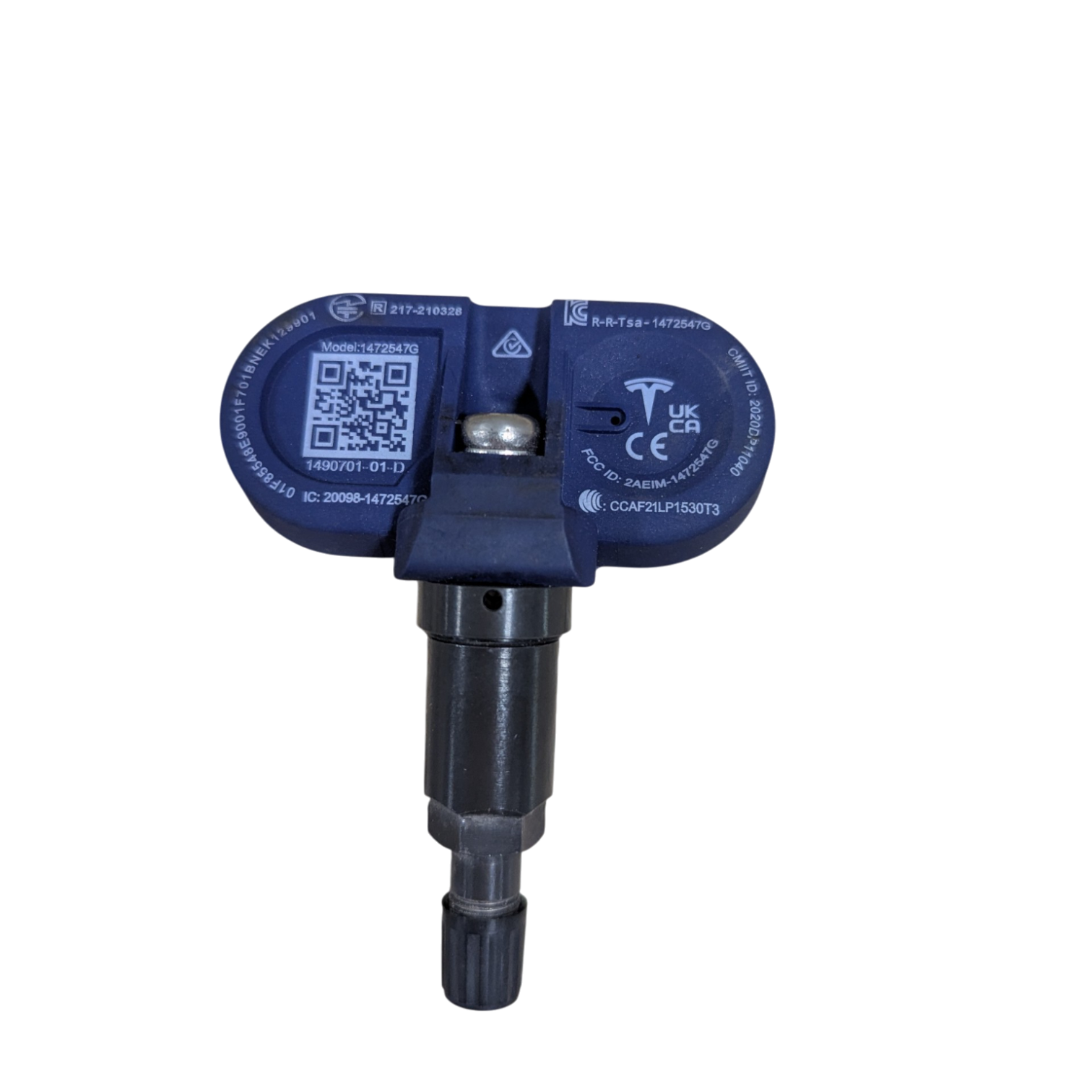 TESLA MODEL 3 CAPTEUR DE SURVEILLANCE DE LA PRESSION DES PNEUS - BLUETOOTH - NOIR 1490701-01-D