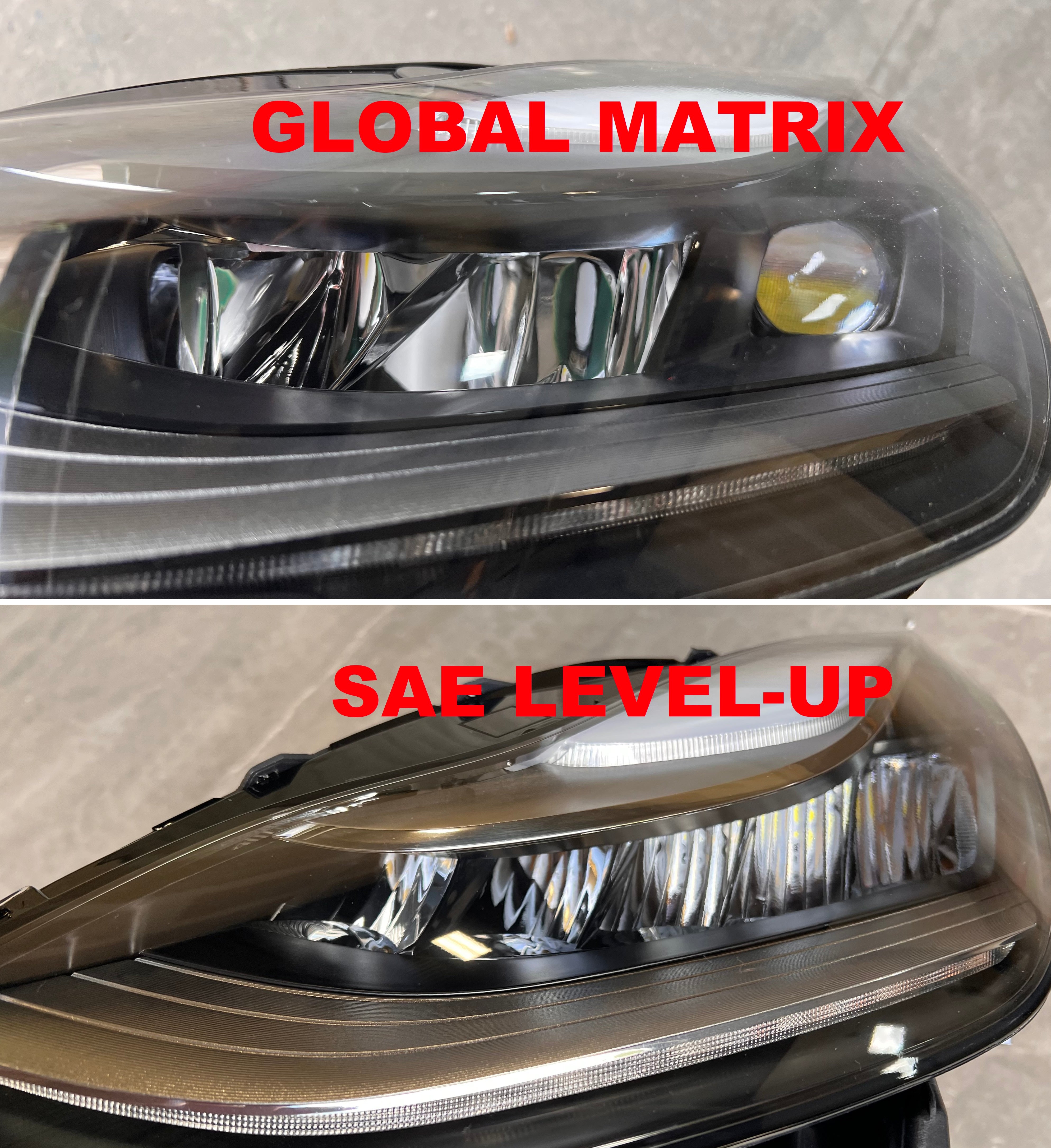 TESLA MODEL 3/Y HEADLAMP RIGHT 2018-2021 SAE LEVEL UP - AFTERMARKET - OEM Pièce NUMÉRO : 1077372-10-I