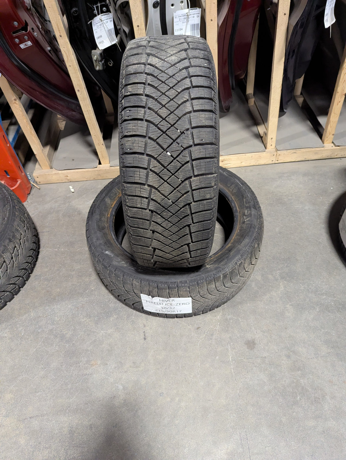 Pneus usagés  215/50R17 Pirelli ice zero