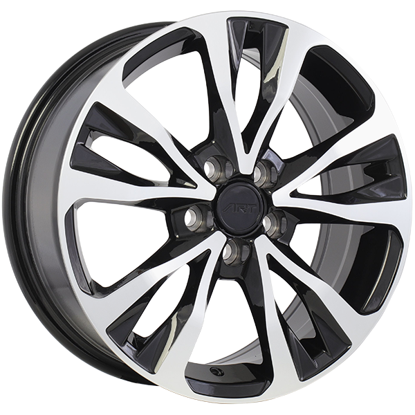 ART Replica REPLICA 126 16x6.5 5x100 ET40 — Gloss Black - Machined Face