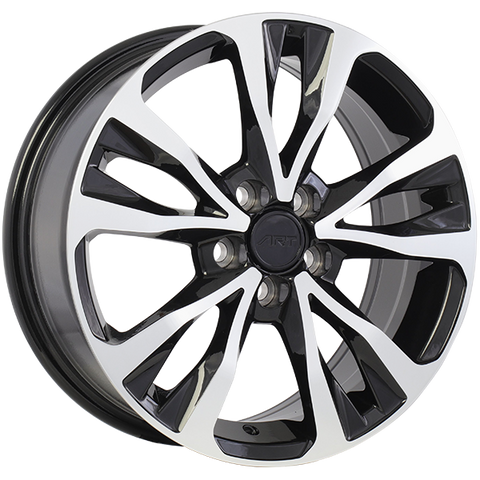 ART Replica REPLICA 126 16x6.5 5x100 ET40 — Gloss Black - Machined Face