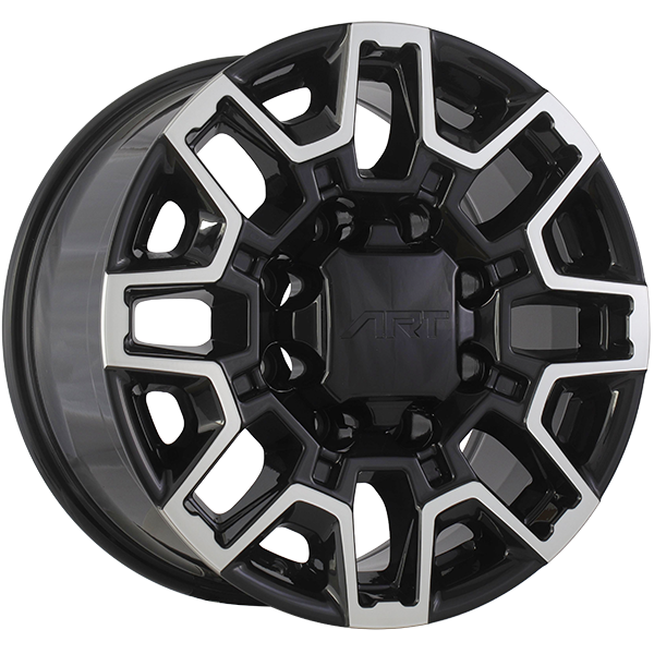 ART Replica REPLICA 410 18x9.0 8x165.1 ET12 — Gloss Black - Machined Face