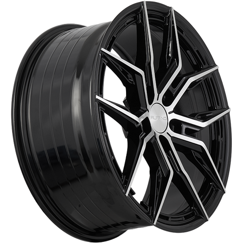 Ruffinowheels ELEGANZA 18x8.0 5x114.3 ET40 — Gloss Black - Machined Face