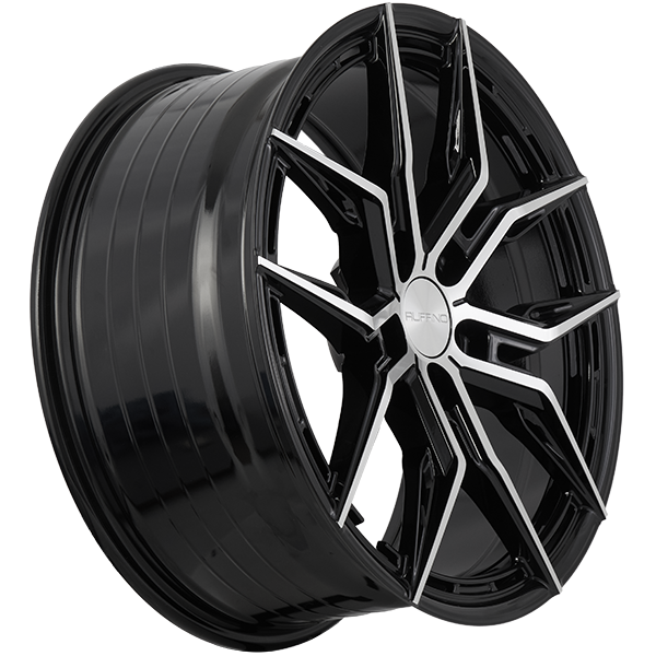 Ruffinowheels ELEGANZA 19x8.5 5x114.3 ET40 — Gloss Black - Machined Face