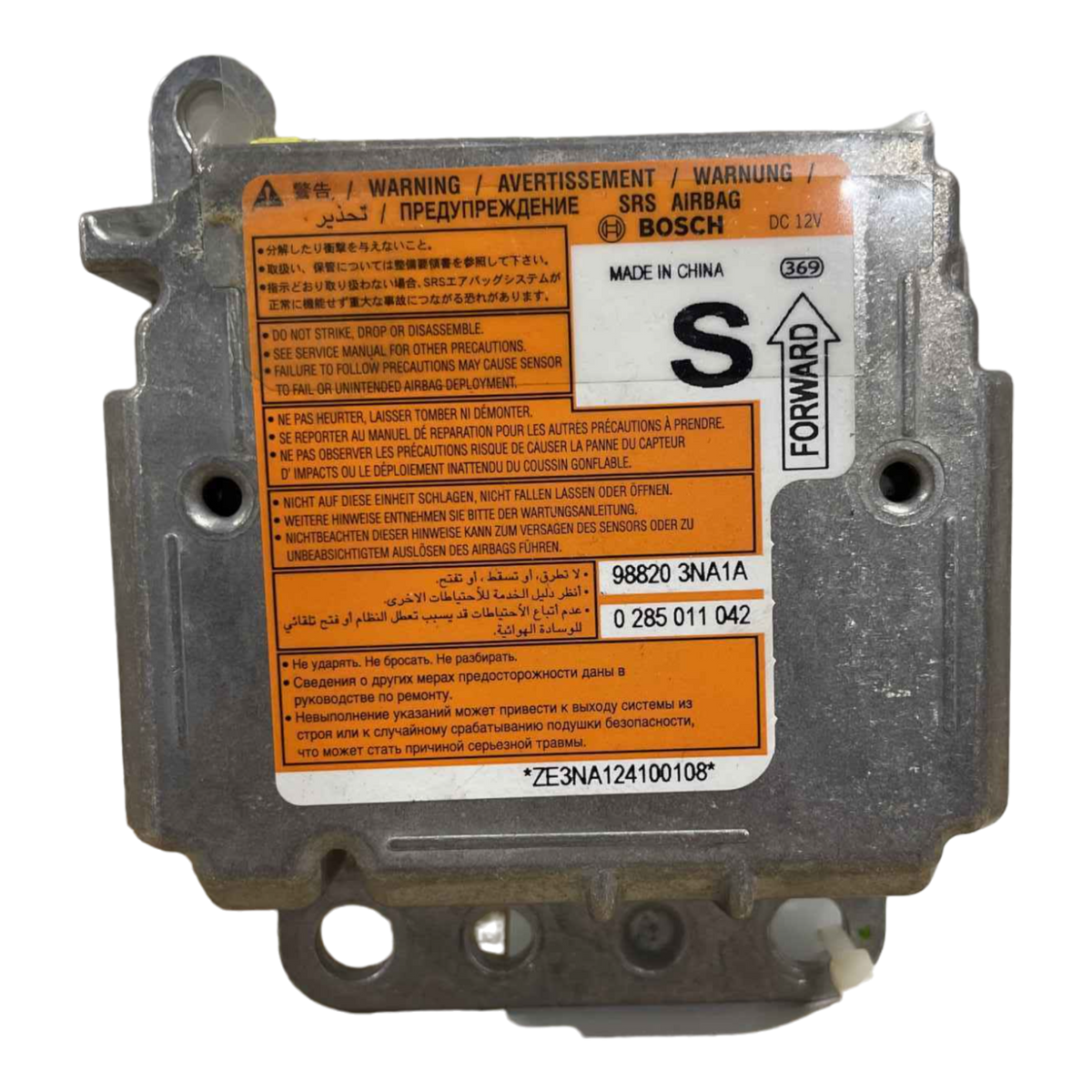 NISSAN LEAF GEN 1 MODULE AIRBAG 98820-3NA1A