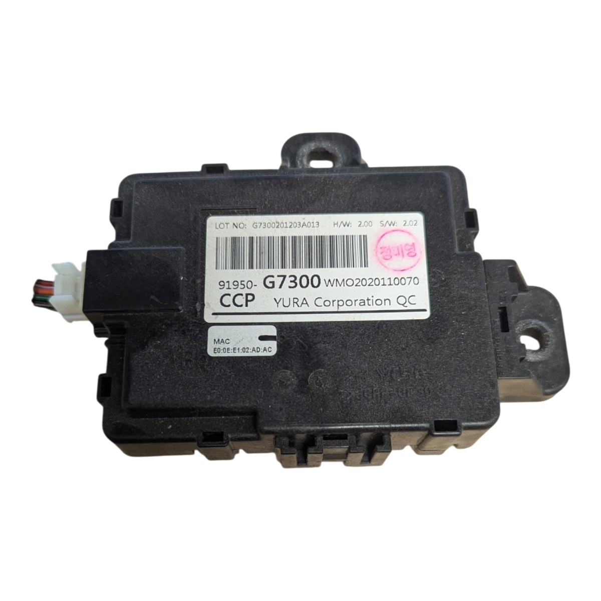 HYUNDAI IONIQ EV CHARGE CONTROL MODULE PLC 91950-G7300