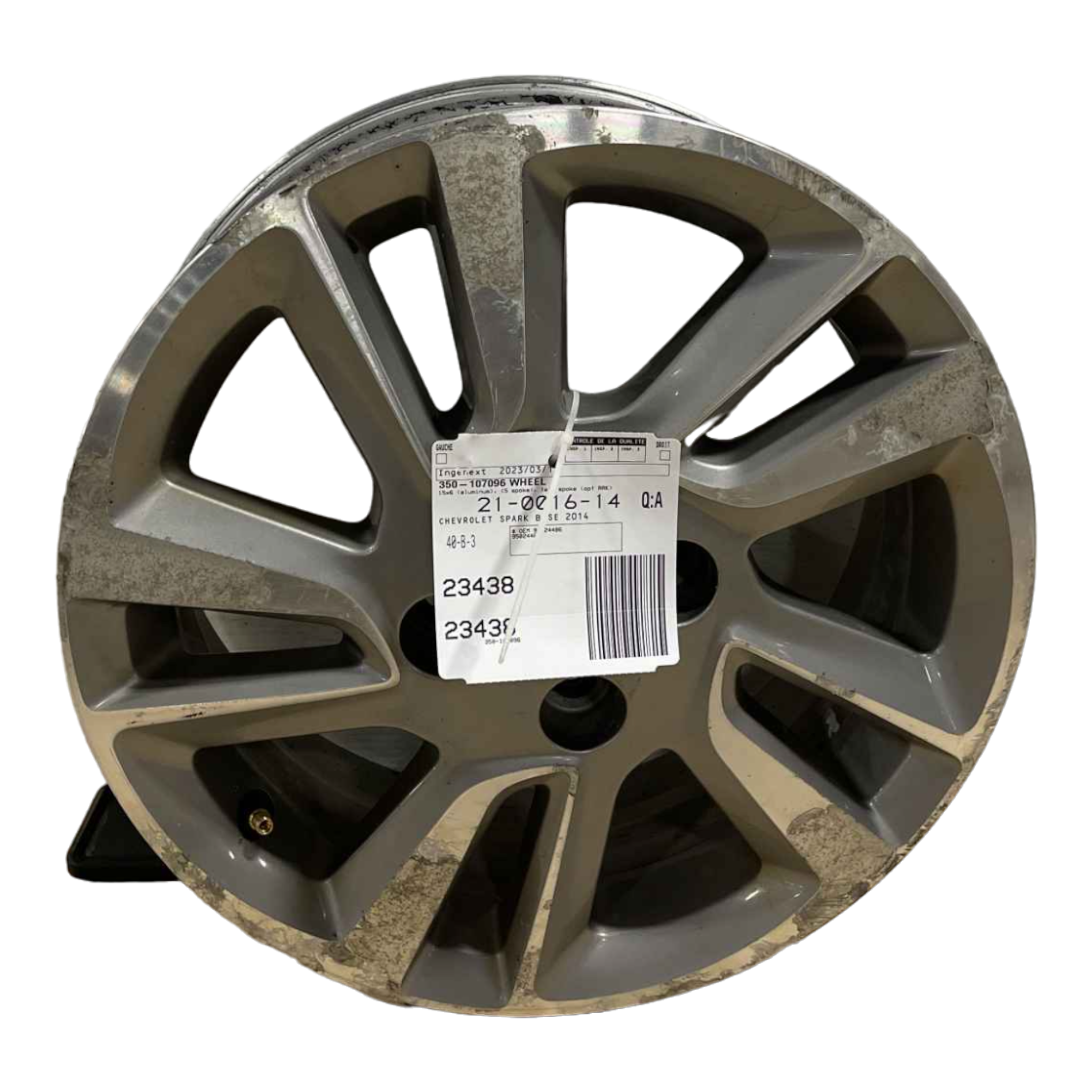 CHEVROLET SPARK EVWHEEL, ALLOY, RJW FRONT 95024486