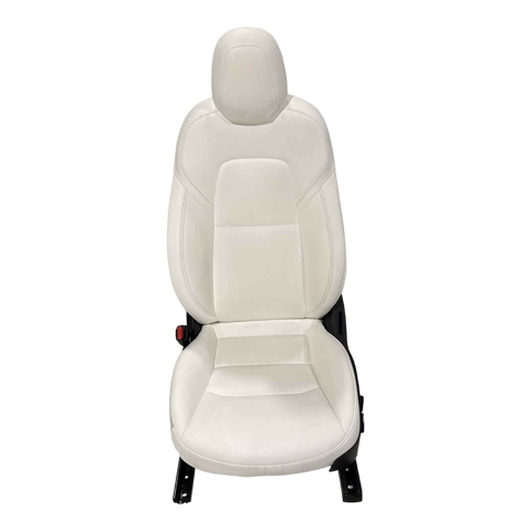 TESLA MODEL 31ST ROW SEAT ASSEMBLY - LEFT HAND - PUR WHITE 7654322-02-D