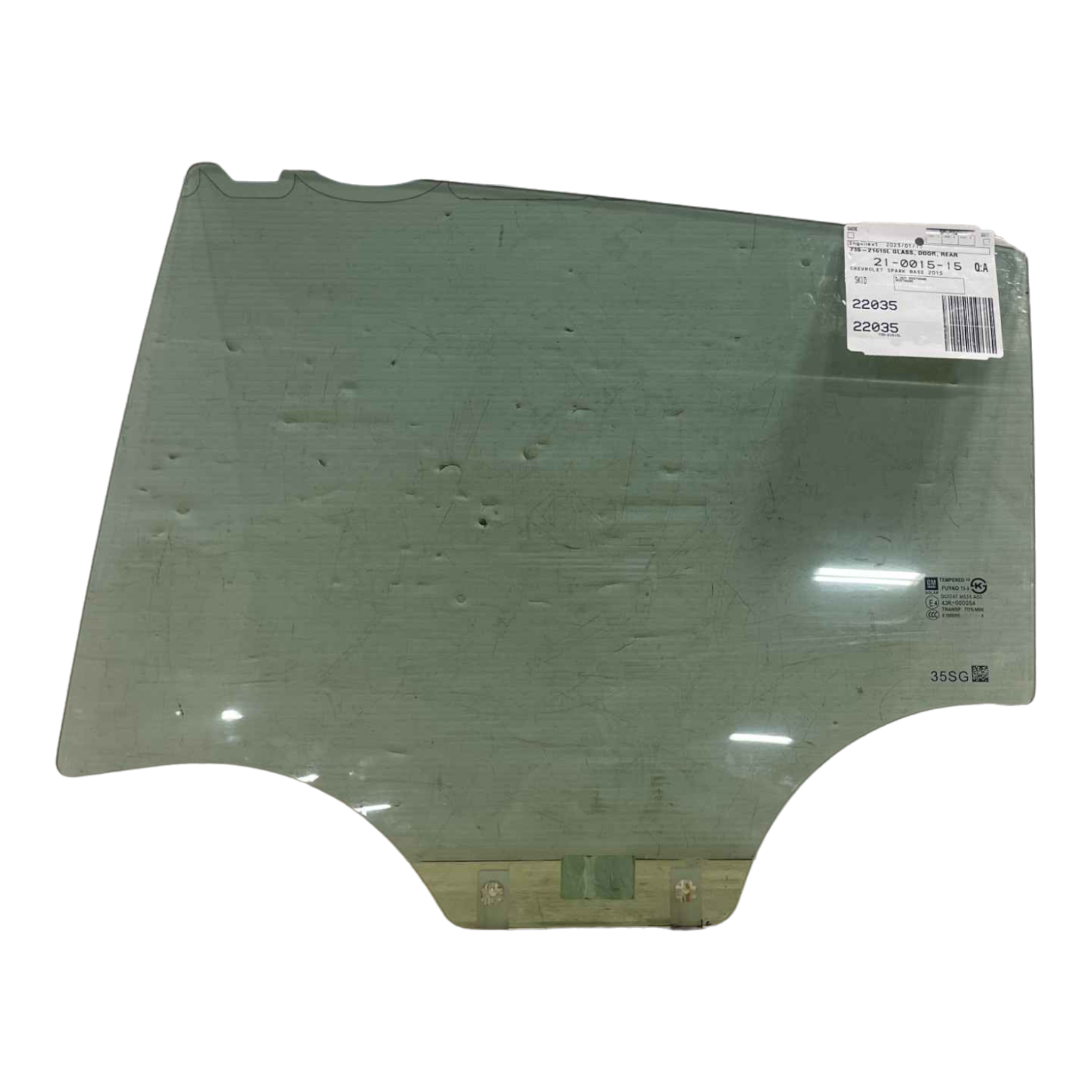 Chevy Spark Rear Window CHEVROLET SPARK EV DRIVER SIDE REAR DOOR WINDOW 95970606