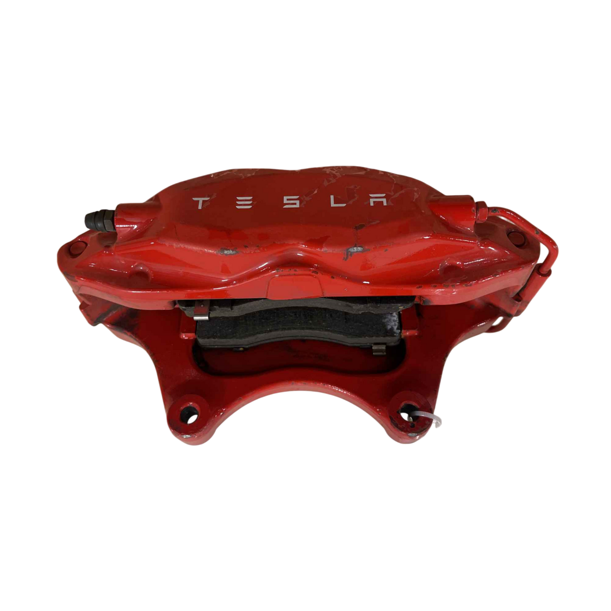 TESLA MODEL S  FR BRAKE CALIPER ASSY M12 LEFT HAND - RED 1042639-01-A