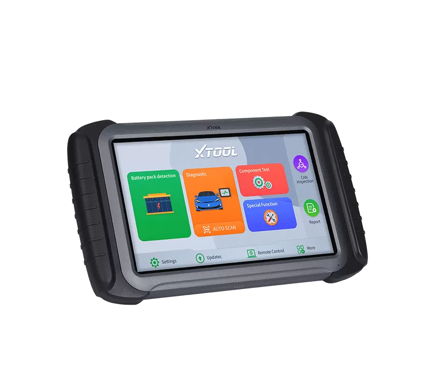 XTOOL E2 PRO tablet and VCI