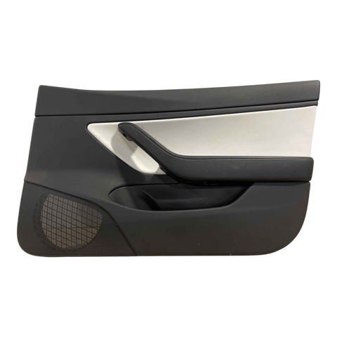 TESLA MODEL 3  DOOR TRIM, FRONT RH, LEFT HAND DRIVE ASY, PREM WHITE 1090411-04-M