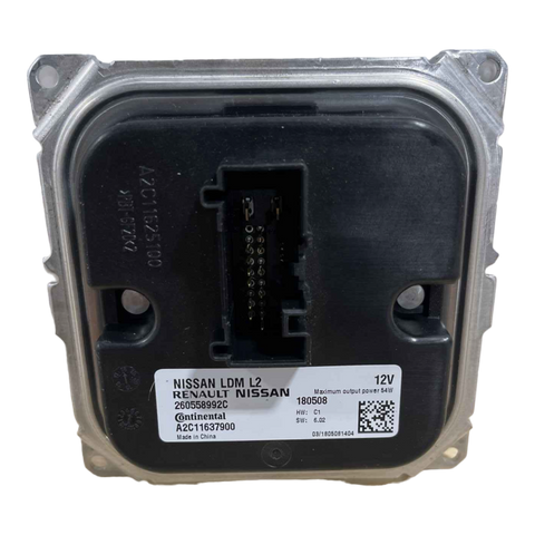 NISSAN LEAF GEN 2 CONTROL UNIT ASSY-LED 26055-8992C