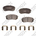 PLAQUETTE SEMI-METAL PROFUSION & KIA SOUL EV - AFTERMARKET - PART NUMBER: PMD1855S