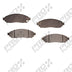 FRONT SEMI METALLIC PADS PRO FUSION NISSAN LEAF - AFTERMARKET - PART NUMBER: PMD1548