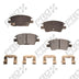 FRONT SEMI METALLIC PADS PRO FUSION SOLUTION CHEVROLET BOLT EV/VOLT - AFTERMARKET - PART NUMBER: PMD1844S