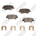 REAR SEMI METALLIC PADS PRO FUSION SOLUTION KIA SOUL EV - AFTERMARKET - PART NUMBER: PMD1594S