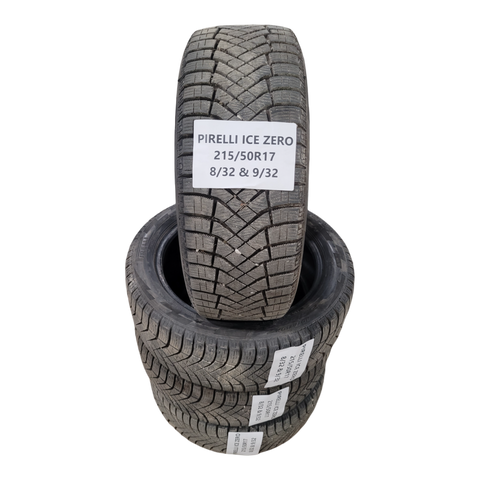 Pneu d'occasion 215/50R17 Pirelli Ice Zero