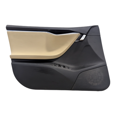 TESLA MODEL S, PORTE AVANT GAUCHE PURR/PUR/PVC TAN W160MM ADPT 1007936-18-K