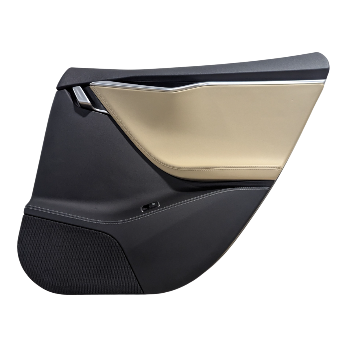 TESLA MODEL S ENSEMBLE DE GARNITURE DE PORTE ARRIERE DROITE PUREAR/PUR/PVCA TAN 1008105-09-K