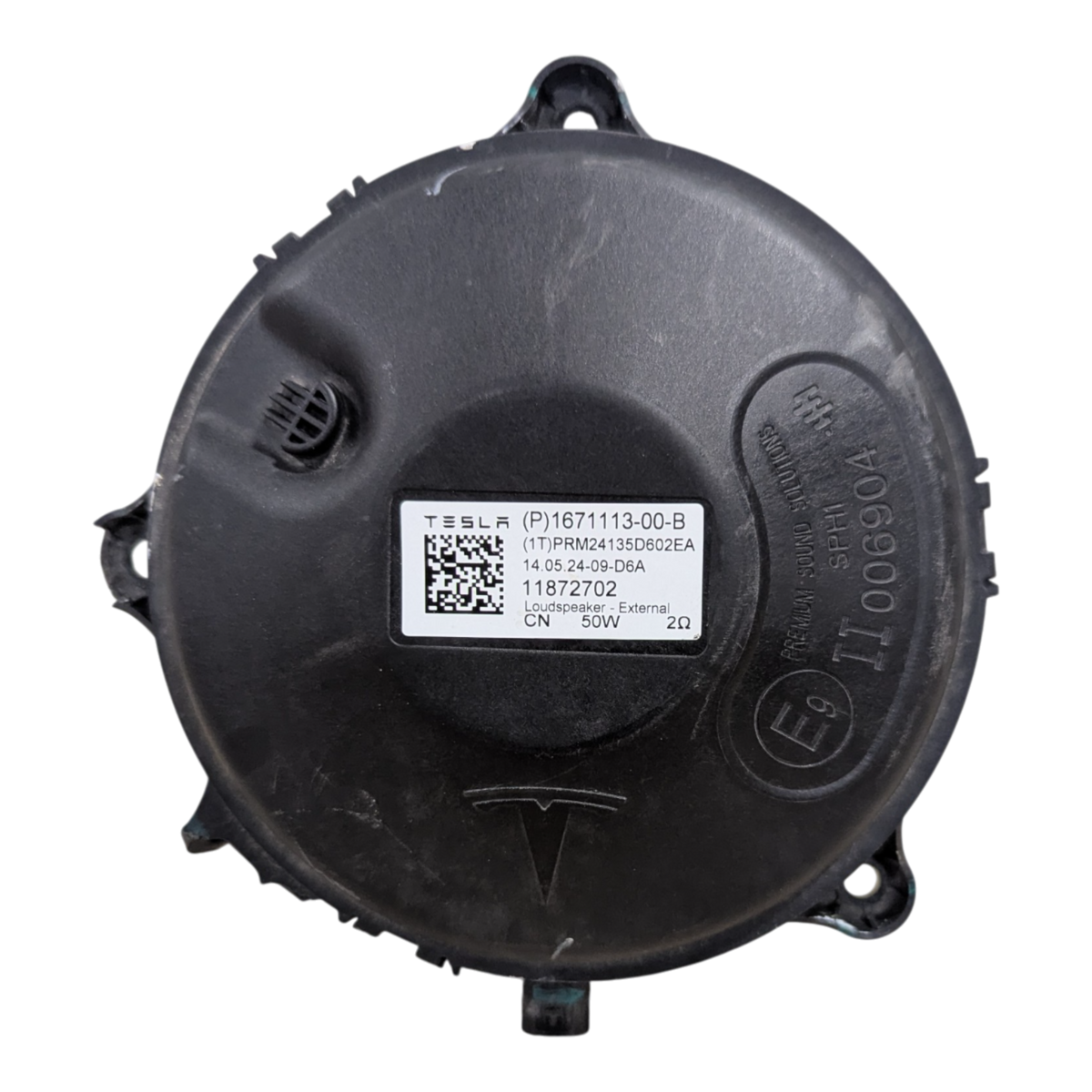 HAUT-PARLEUR AUDIO TESLA MODEL 3 SUPER HORN 1671113-00-B