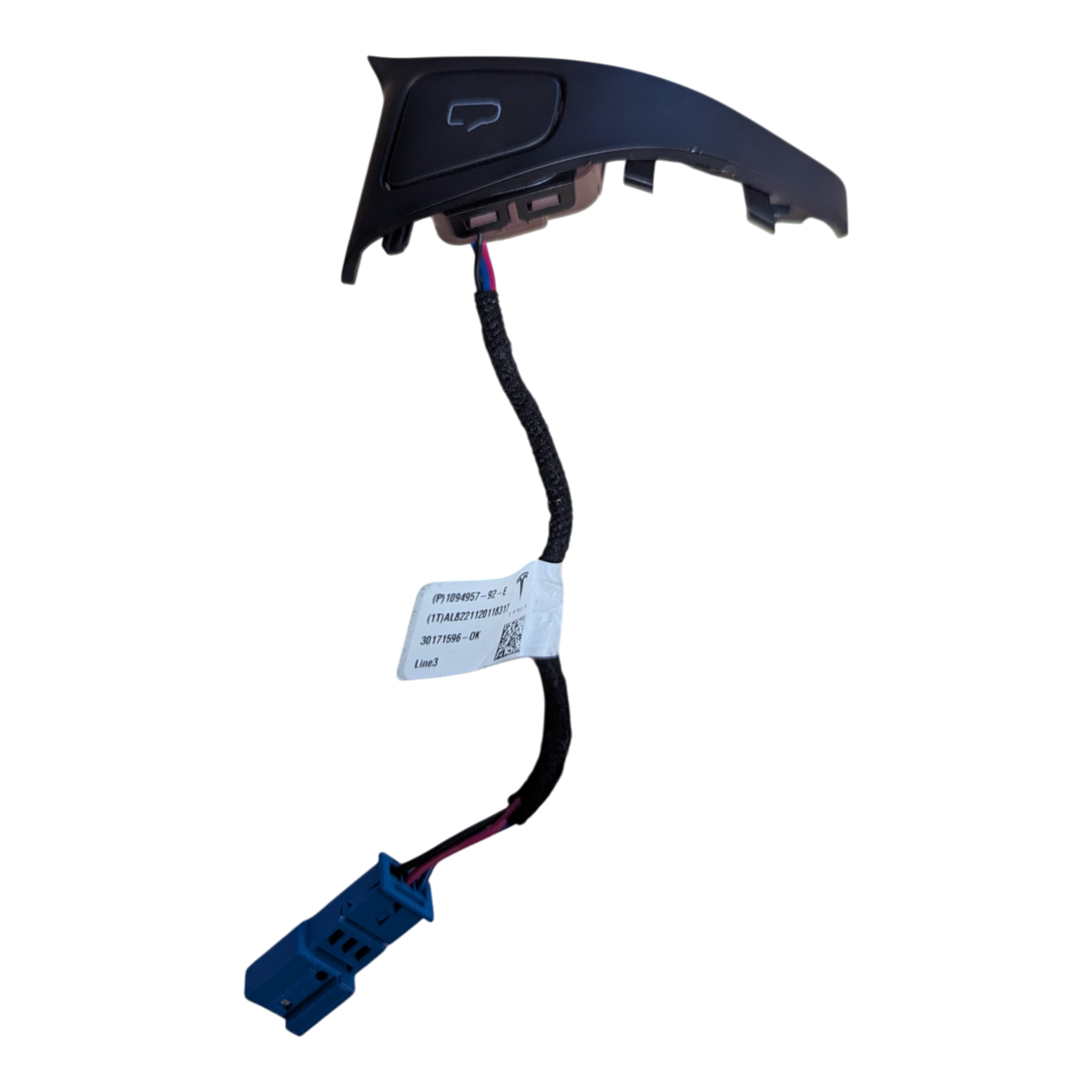 TESLA MODEL Y  DOOR ELECTRIC RELEASE SWITCH - FRONT RIGHT HAND - MATTE 1094957-92-E