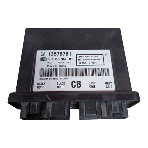 CHEVROLET VOLT GEN 1 KEYLESS ENTRY CONTROL MODULE 13578781