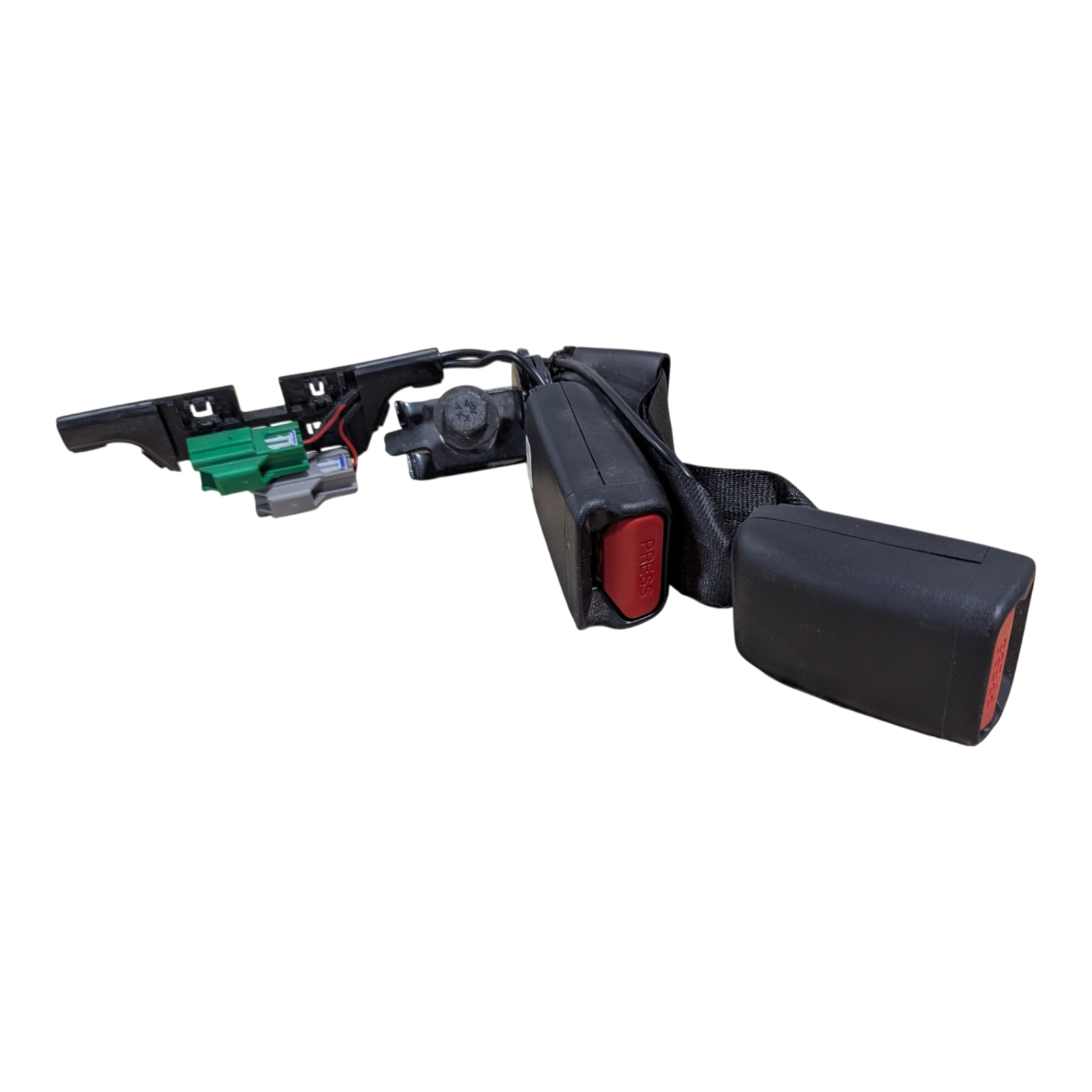 TESLA MODEL 3 DEUXIÈME RANGÉE - BOUCLE DE CEINTURE DE SÉCURITÉ CODÉE - CENTRE ET DROITE - NOIR 1457704-01-B