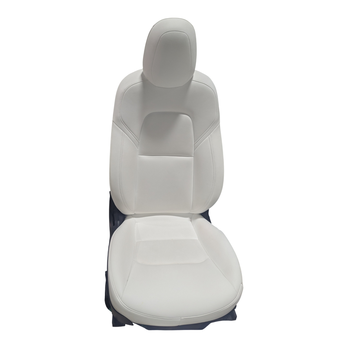 ENSEMBLE DE SIÈGE DE PREMIÈRE RANGÉE POUR TESLA MODEL 3 - CONDUITE À GAUCHE - CONDUITE À DROITE - BLANC - SANS SOUTIEN LOMBAIRE 7654324-02-D