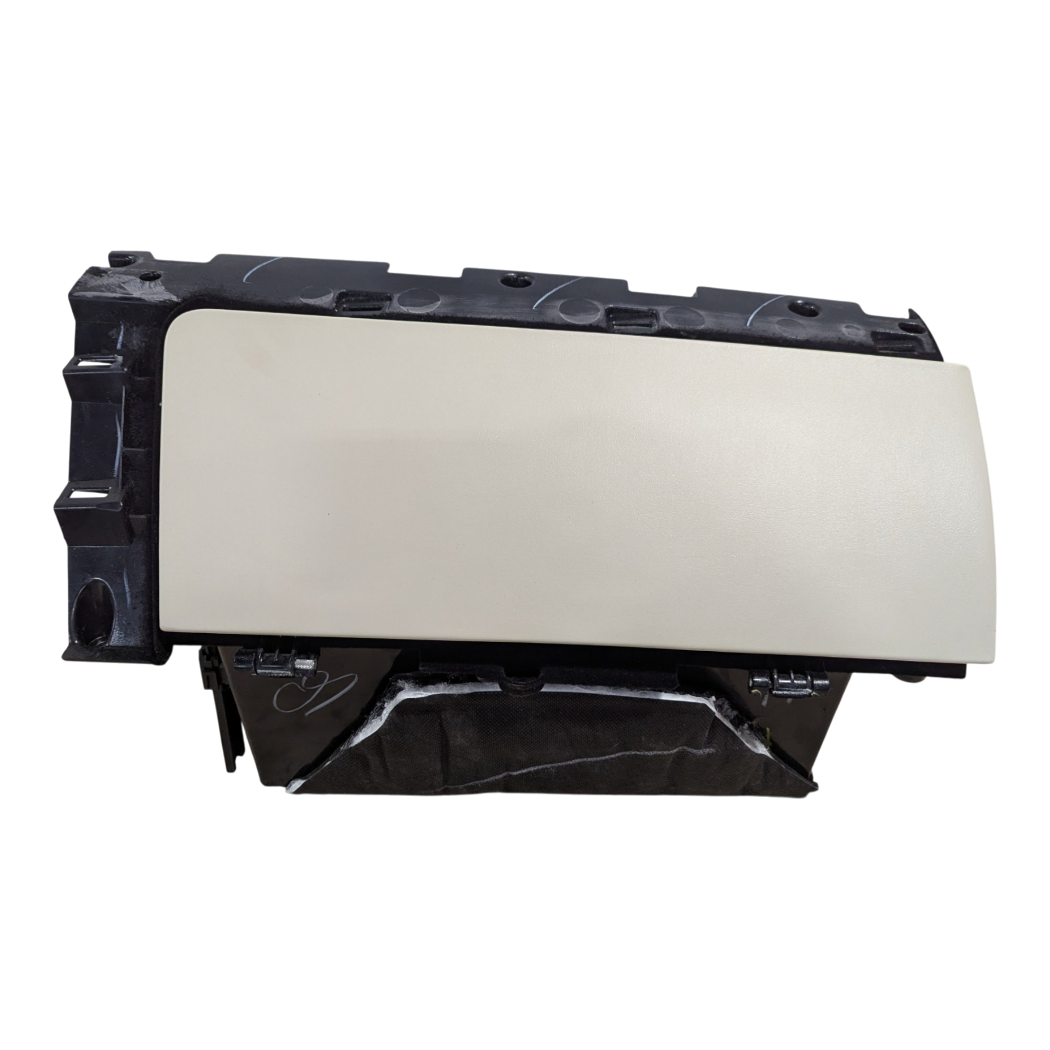 TESLA MODEL X ASSEMBLAGE BOITE A GANTS COMP 13A PUR CREAM 1003327-22-P