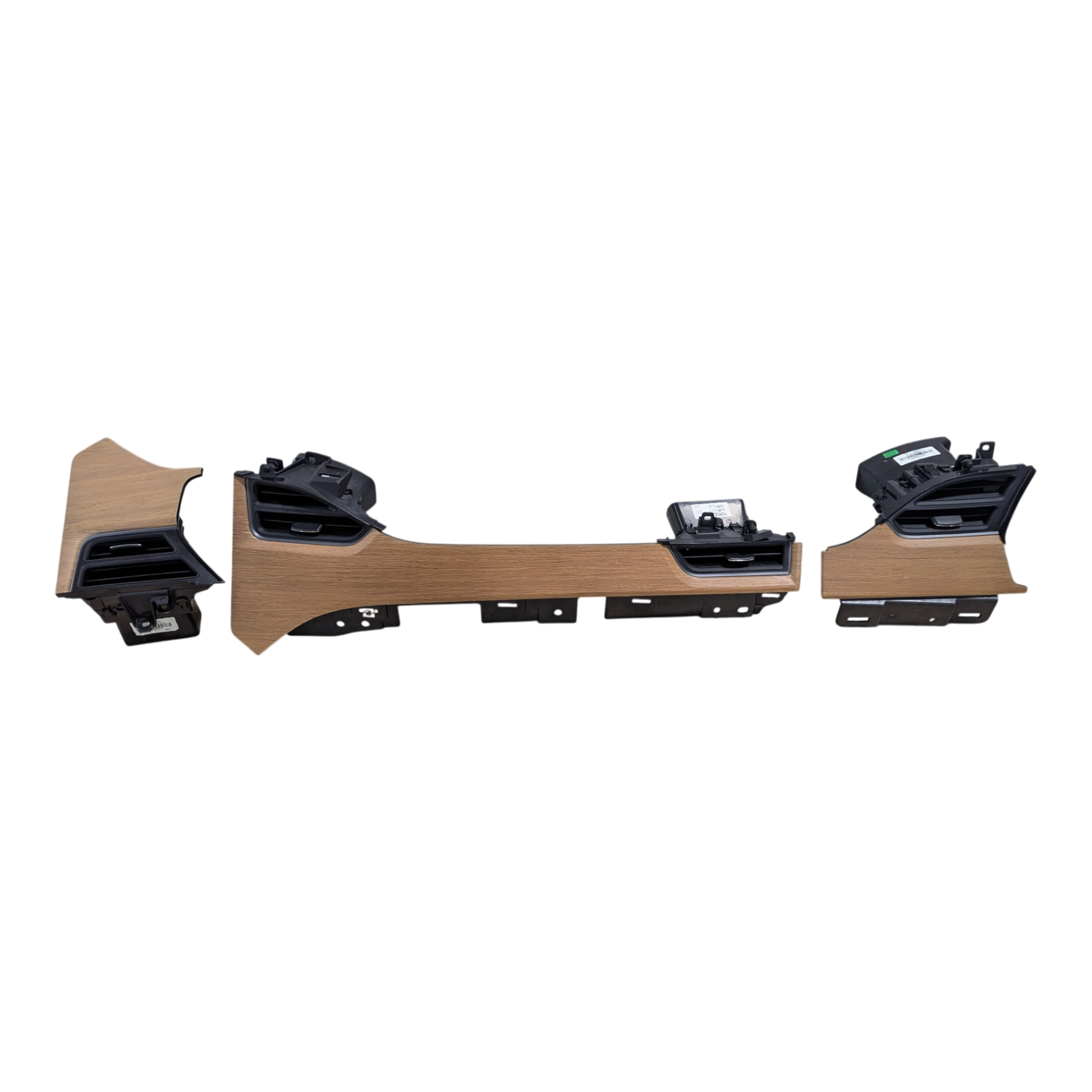 TESLA MODEL XINSTRUMENT PANEL FINISHER SET OAK NATURAL LEFT HAND DRIVE NVM 1042771-13-E