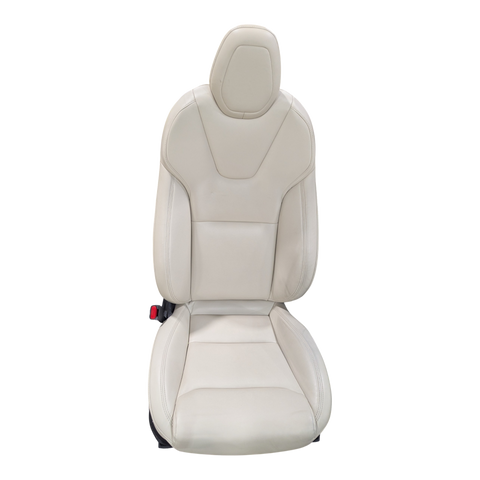 TESLA MODEL X TOUTES REGIONS - ASSEMBLAGE SIÈGE 1ÈRE RANGÉE - GAUCHE - CRÈME 3876527-03-A
