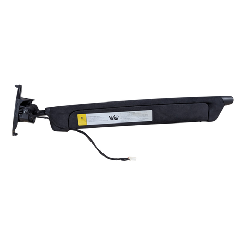 TESLA MODEL X ASSEMBLY SUN VISOR LEFT HAND ULTRASUEDE BLACK NA COMMON 1108417-86-E