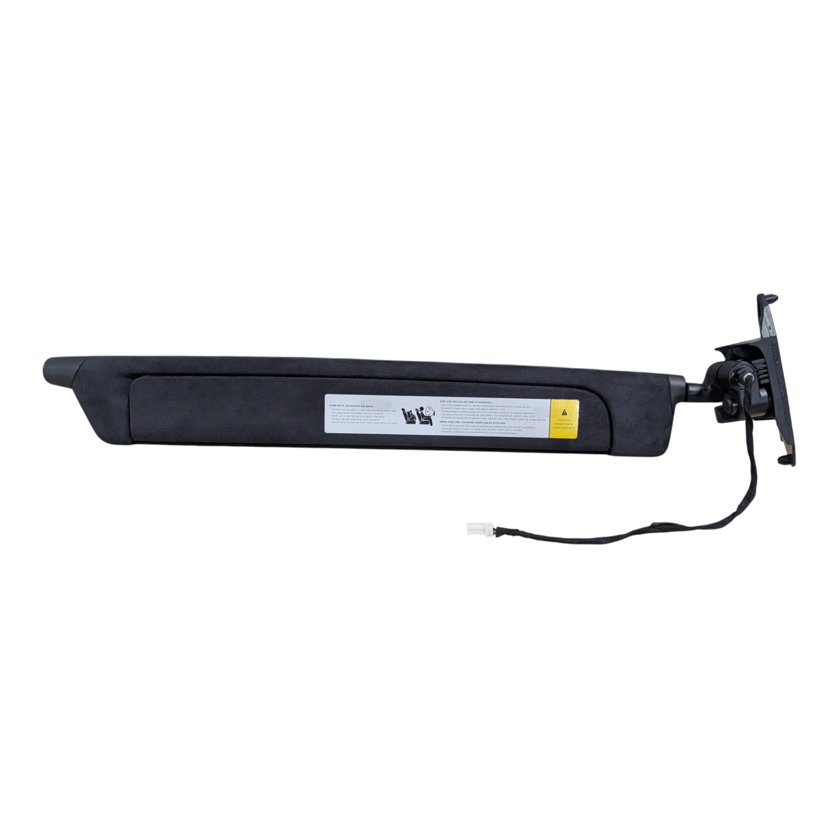 TESLA MODEL X ASSEMBLY SUN VISOR RIGHT HAND ULTSUEDE BLACK NA COMMON 1108418-86-E