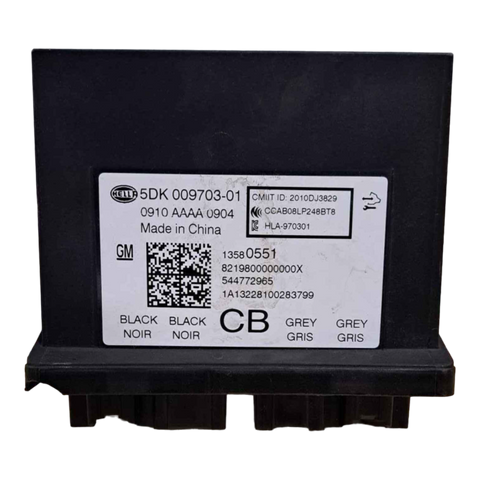 CHEVROLET VOLT GEN 1 KEYLESS ENTRY CONTROL MODULE 13580551